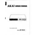 AKAI APM33 Manual de Servicio