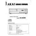 AKAI CD-M300 Manual de Servicio