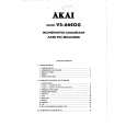 AKAI VS66 Manual de Servicio