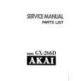 AKAI GX266D Manual de Servicio