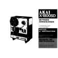 AKAI X-1800SD Manual de Usuario