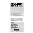 AKAI GX-F91 Manual de Usuario