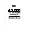 AKAI AS-980 Manual de Usuario