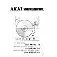 AKAI APD33/C Manual de Servicio