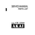 AKAI AM-2200 Manual de Servicio