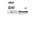 AKAI CD-57 Manual de Usuario