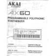 AKAI AX60 Manual de Usuario