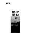 AKAI AM-52 Manual de Usuario