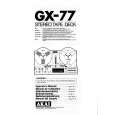 AKAI GX77 Manual de Usuario