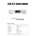 AKAI CD-A70 Manual de Servicio
