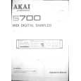 AKAI S700 Manual de Usuario