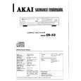 AKAI CD-52 Manual de Servicio